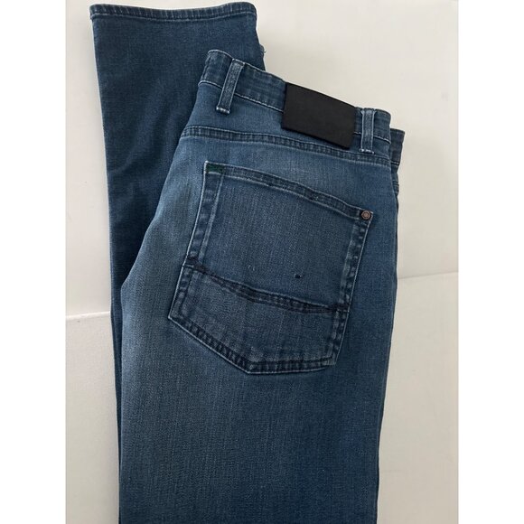 Ted Baker Jeans Men’s 34R Slim Fit Dark Wash Smart Casual Designer Premium Denim - Picture 2 of 16